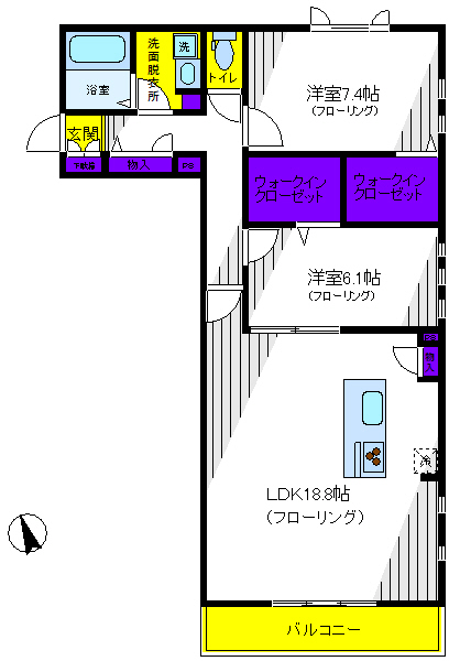 ヴェラビスタ 間取り
