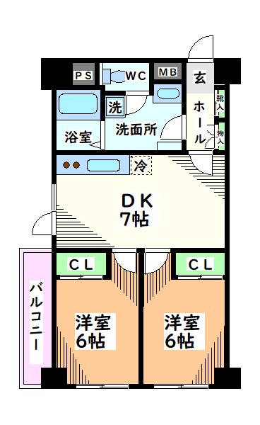 東京都立川市曙町２丁目 間取り