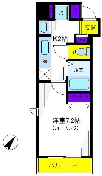 マンション星美 間取り