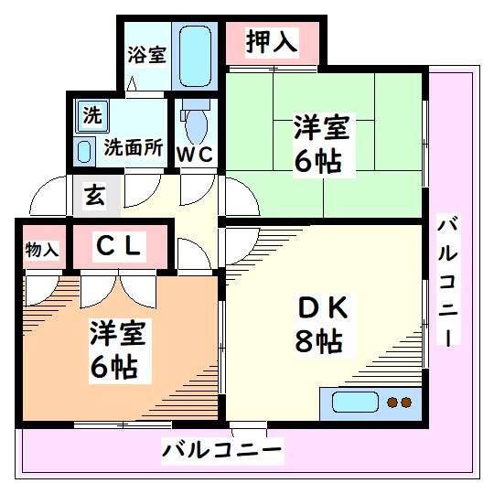 サンライズ錦 間取り