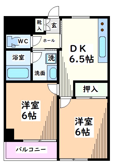 アーバンハイム立川 間取り