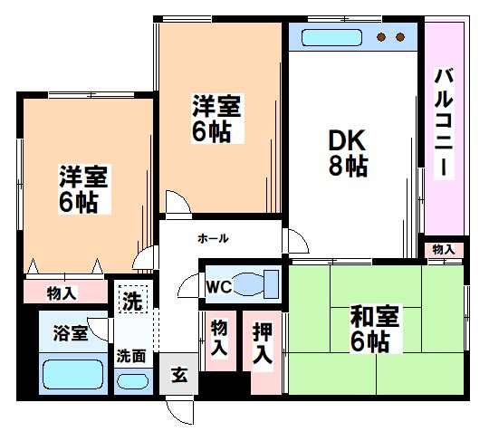コーポ梅川 間取り