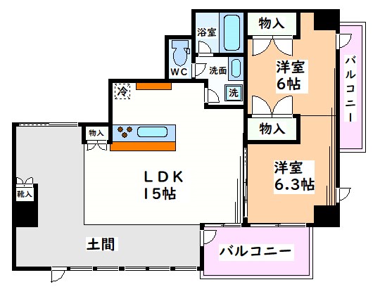 TCサウスコート 間取り