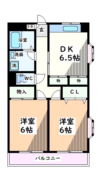 東京都日野市栄町２丁目 間取り