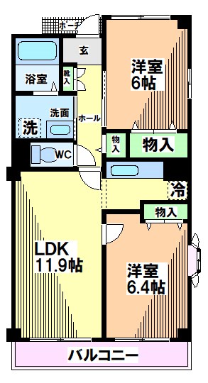 シャトル・国立  間取り