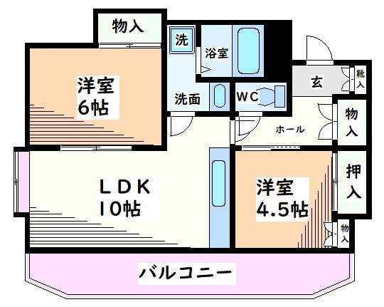 東京都国立市富士見台３丁目 間取り