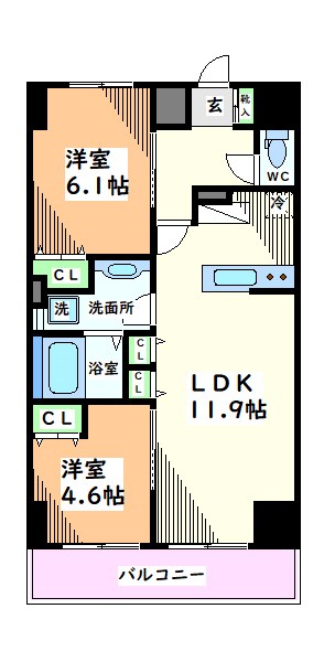 東京都日野市多摩平１丁目 間取り