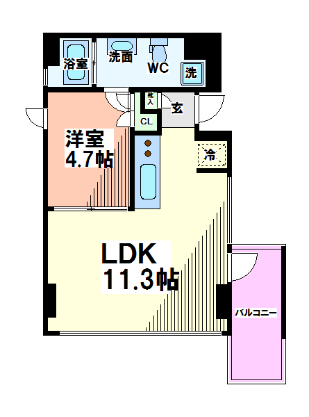 東京都国分寺市南町３丁目 間取り