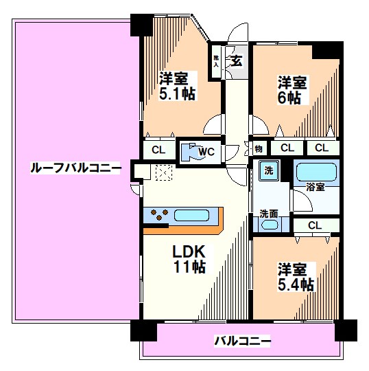アスティーク国立さくらアリーナ 間取り