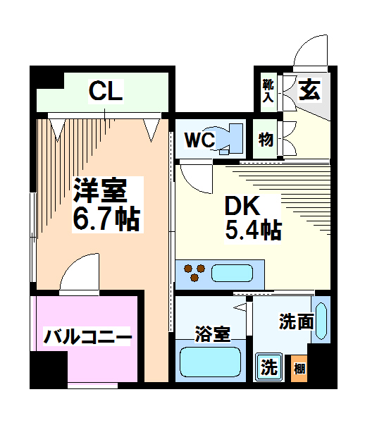 東京都国立市中２丁目 間取り