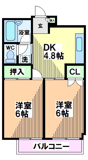 アルコバレーノ  間取り