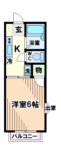 ファミーユ北  間取り