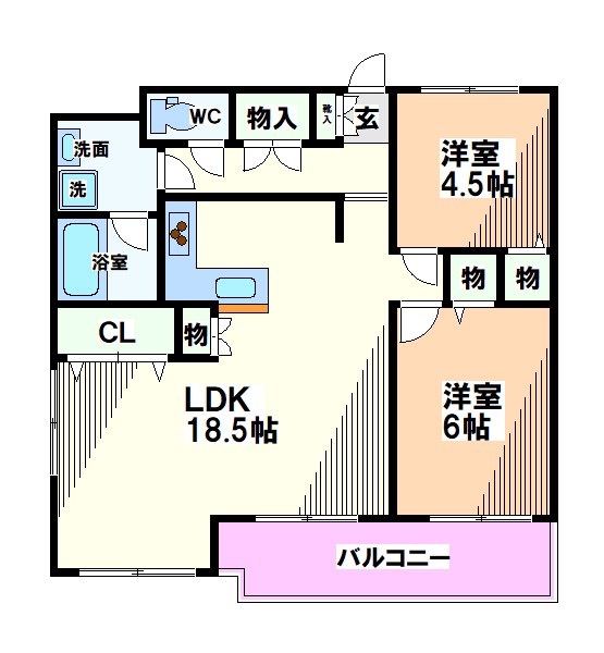クリアハイム西町 間取り