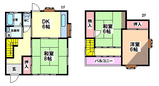 国分寺市西恋ヶ窪3丁目住宅 間取り