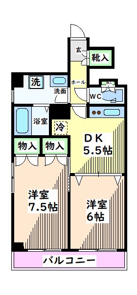 ABドゥエル富士見町ツー 間取り