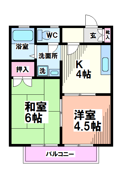 グレイス・パルⅢ  間取り