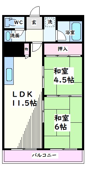 ウイングレスト 間取り