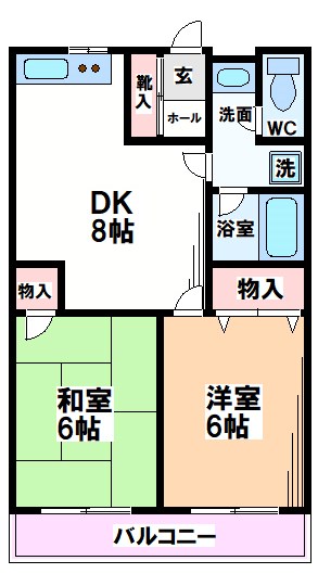 グランオーク武蔵府中 間取り