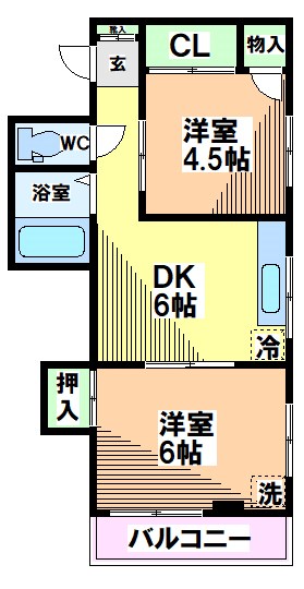 Villa Kokubunji  間取り