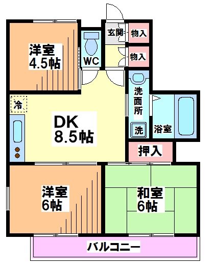 アメニティ国分寺  間取り