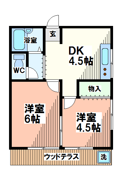 パークハイム   間取り