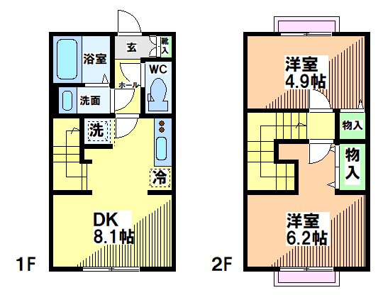 カームステージ国分寺 B棟  間取り