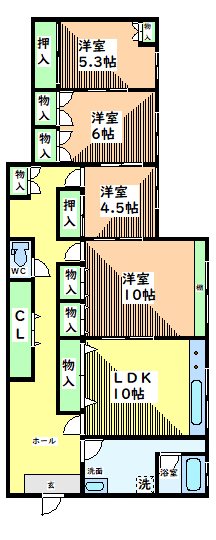 日野多摩平ハウス 間取り