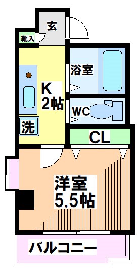東京都国立市中２丁目 間取り