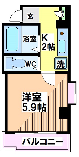 東京都国立市中２丁目 間取り