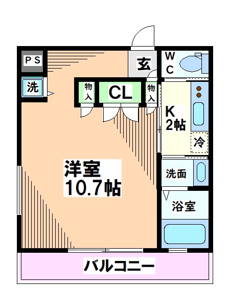 東京都国分寺市光町１丁目 間取り