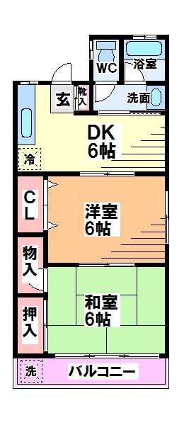 東京都国立市富士見台２丁目 間取り