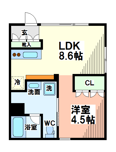東京都府中市武蔵台３丁目 間取り