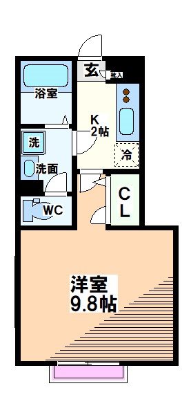 ガーデニア国立  間取り