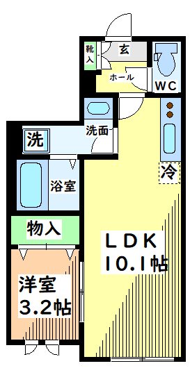 リーヴル日野 間取り