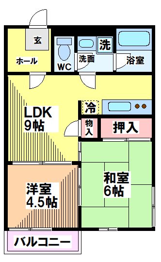 西国立コートビレッジ  間取り