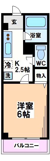 東京都国立市北１丁目 間取り