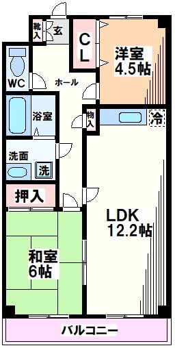 ロイヤルガーデンタカスギ  間取り