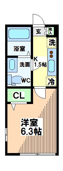 アザーレ・キュリオス国立  間取り