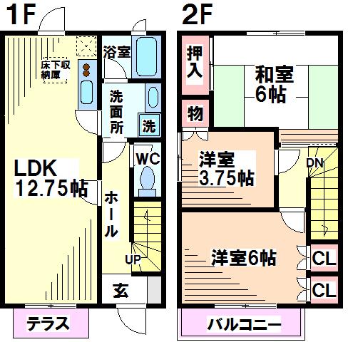 グランペール国立 間取り