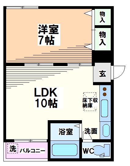 国分寺コーポラス 間取り