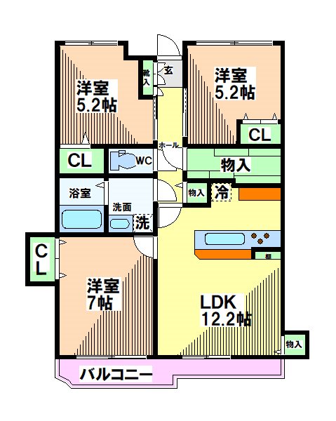 セントヒルズ国立第2 間取り