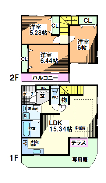 ヴェルデ２番館  間取り