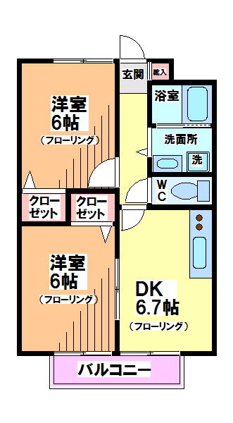 パセオ恋ヶ窪  間取り