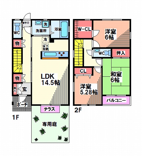 ヴェルデ（Verde）3番館  間取り