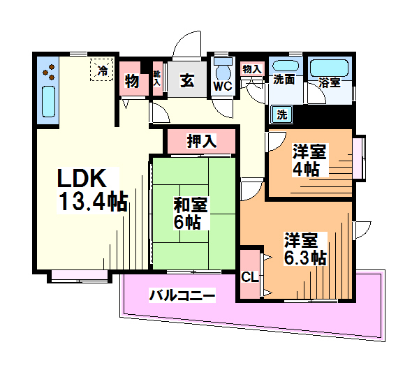 西国分寺パークホームズ   間取り