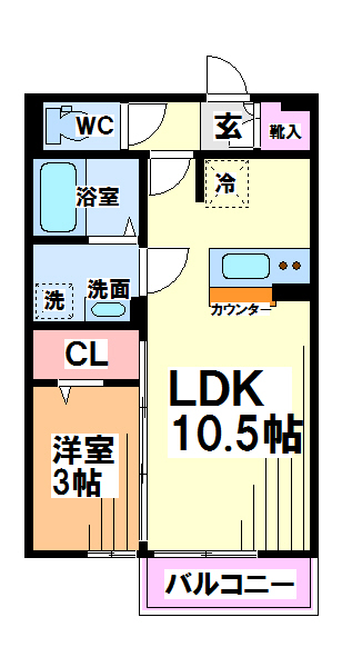 ベルウィルＳ  間取り