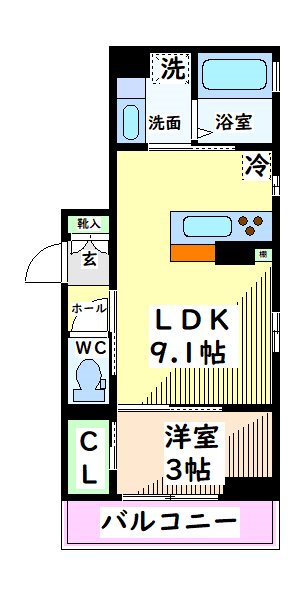 コンフォート高松町 間取り