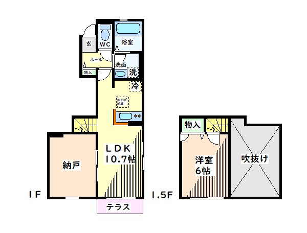 Maison　de　Sachi　Ⅱ 間取り