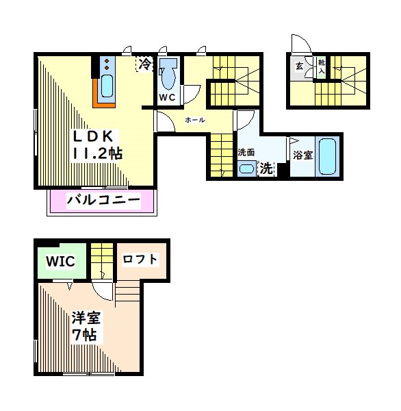 Maison　de　Sachi　Ⅱ 間取り