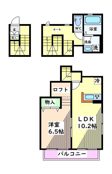Maison　de　Sachi　Ⅱ 間取り